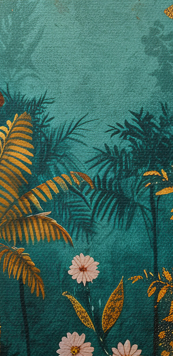 Painting of animals in a jungle