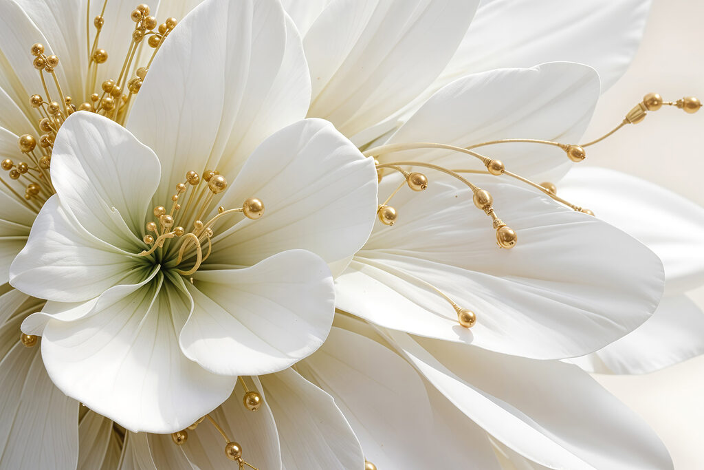 Close up of a white flower