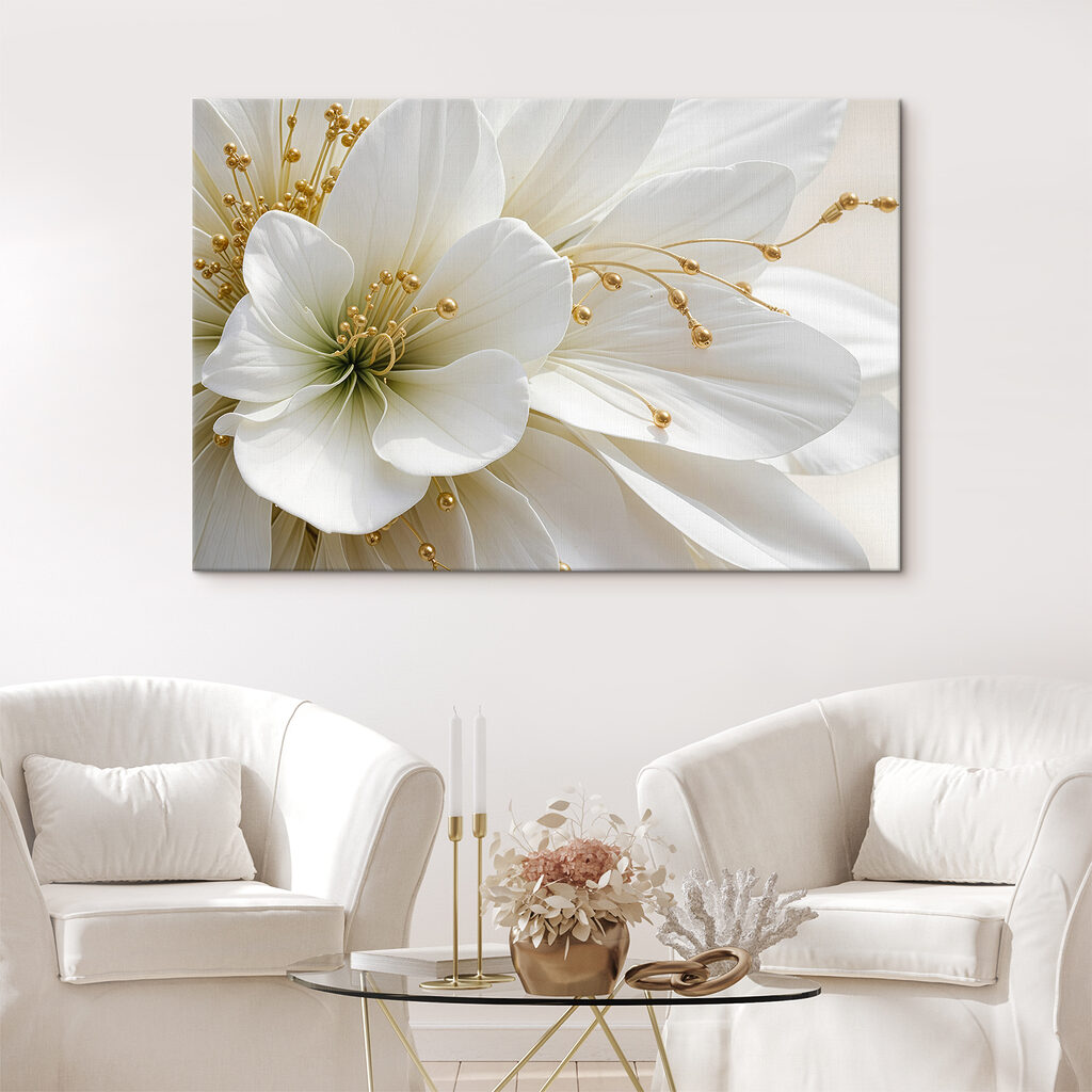 Close up of a white flower