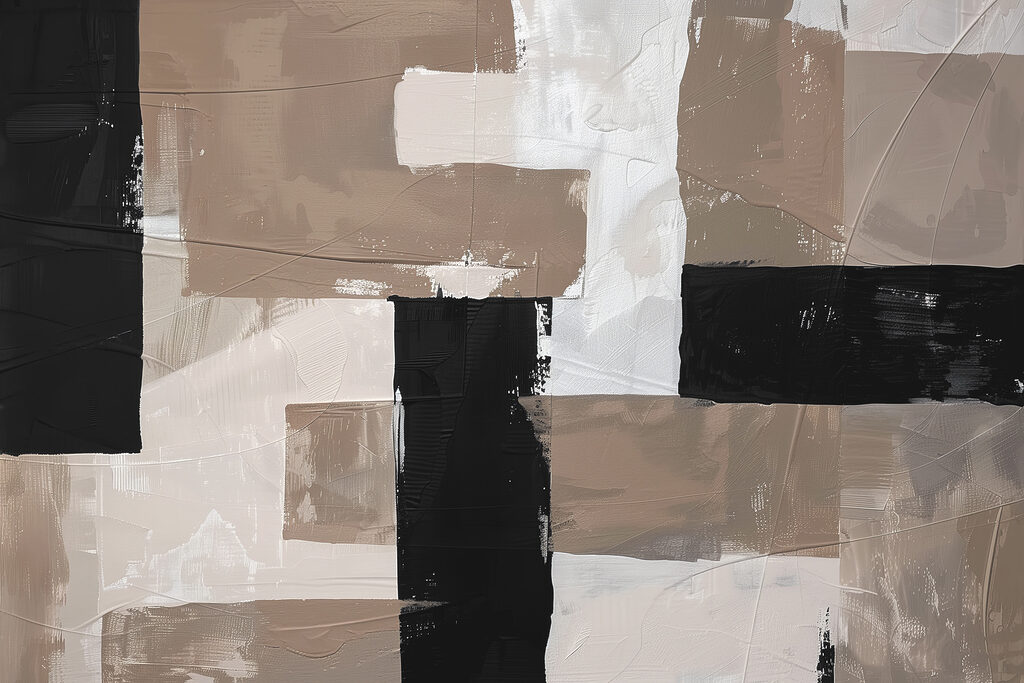 Painting of squares and rectangles