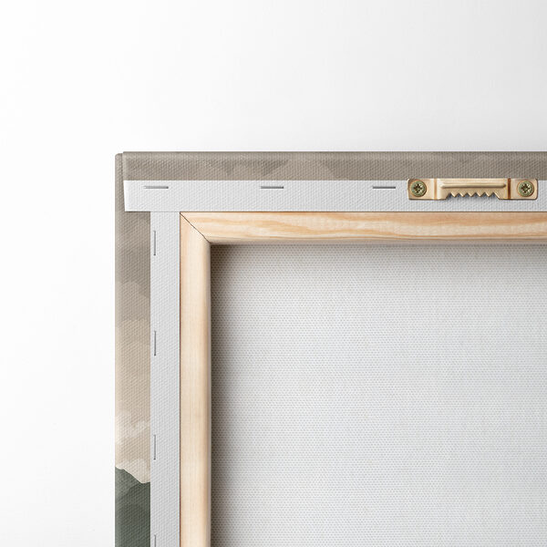 Landscape of mountains and trees