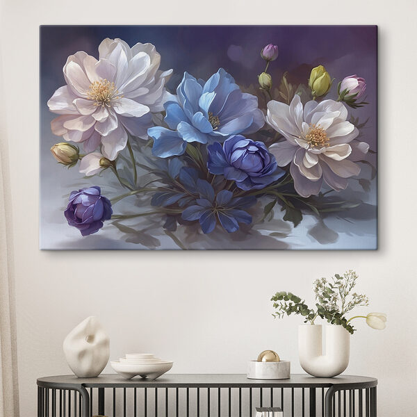 Pictura de flori pe o masă Pictura de flori pe o masă