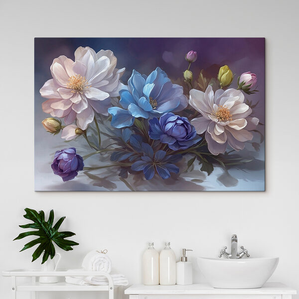 Pictura de flori pe o masă Pictura de flori pe o masă