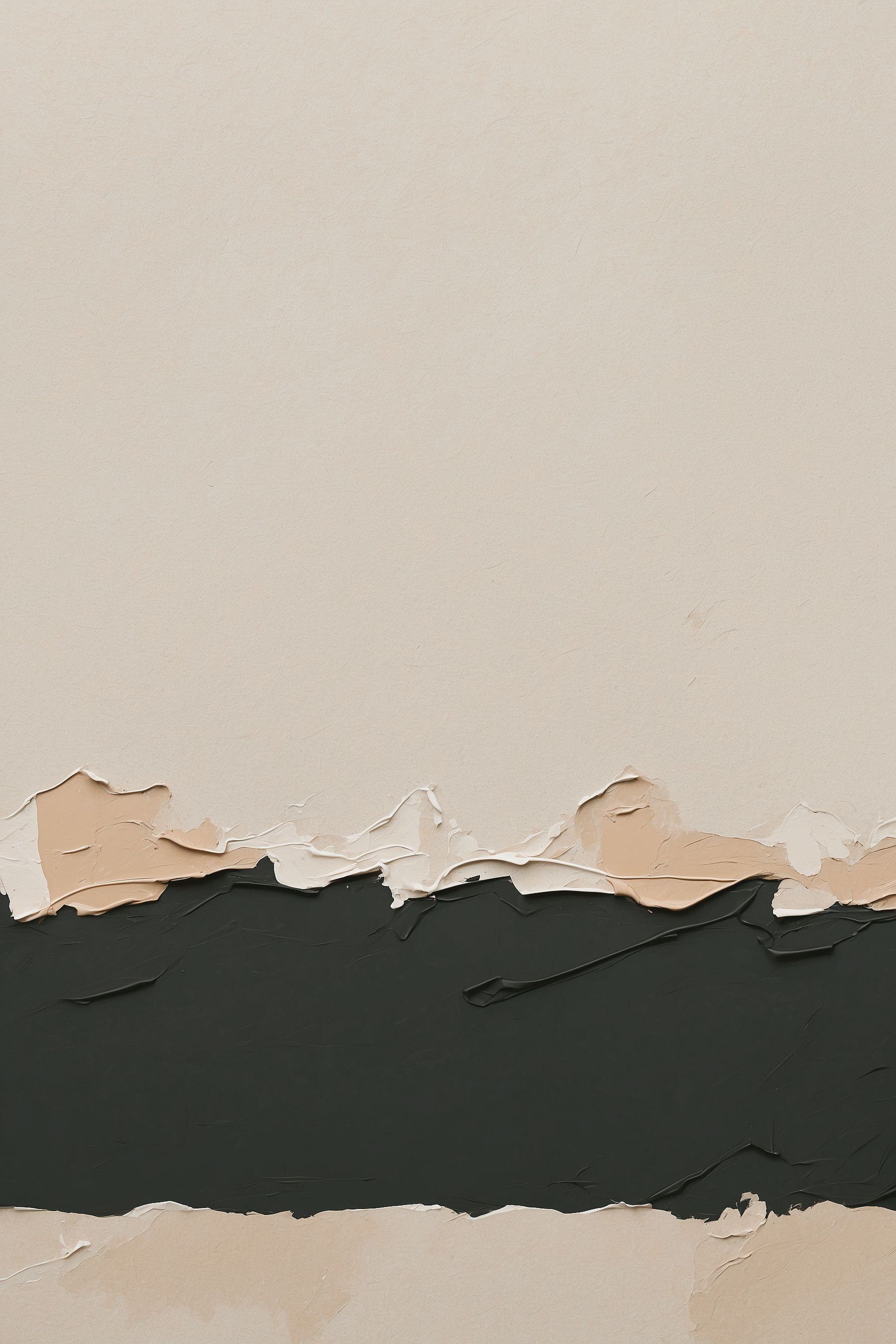 White and black wall