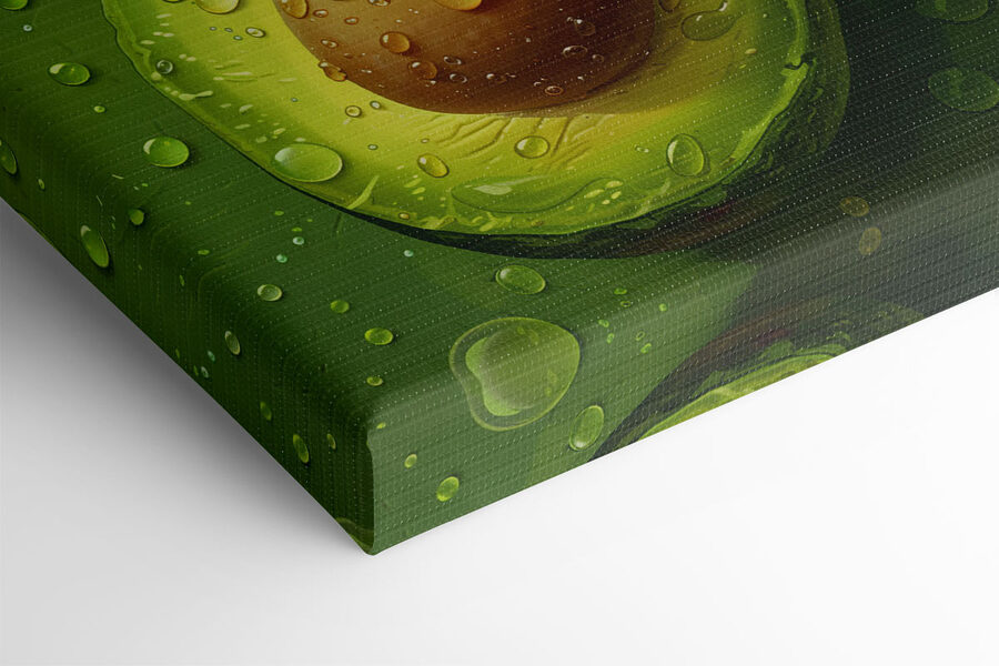 Vedere de aproape a unui avocado Vedere de aproape a unui avocado