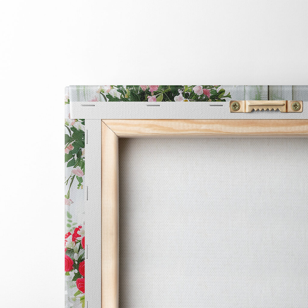 Bicycle with flowers in baskets Bicycle with flowers in baskets