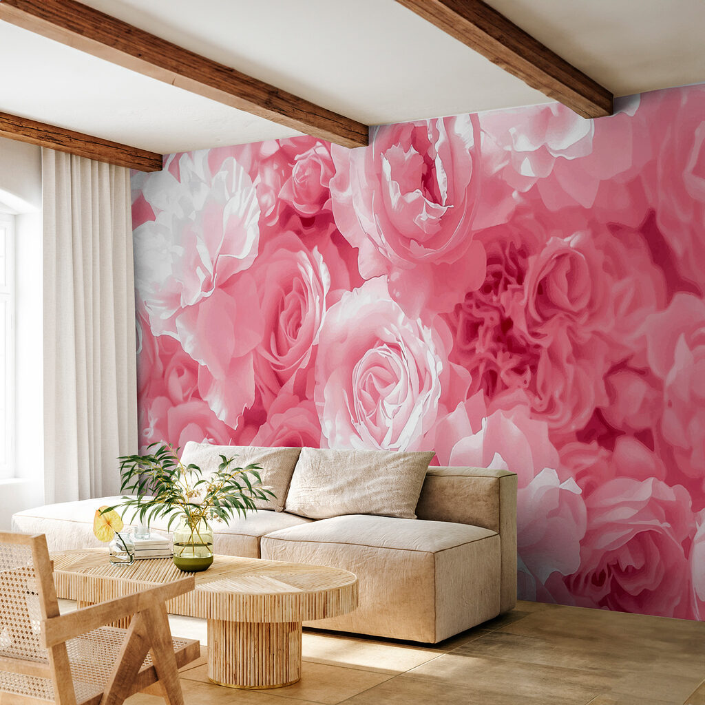 Group of pink flowers