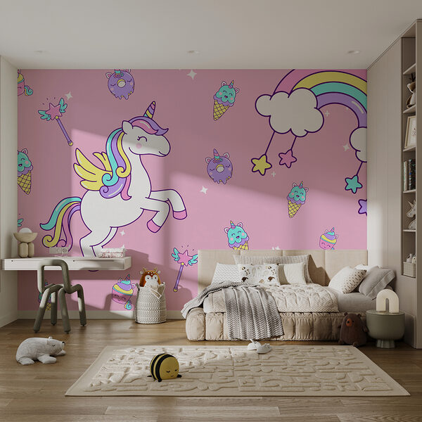 Unicorn și înghețată și înghețată Unicorn și înghețată și înghețată