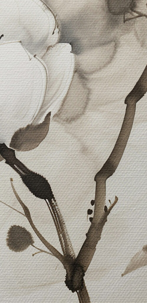 Elegant blossoms in muted tones Elegant blossoms in muted tones