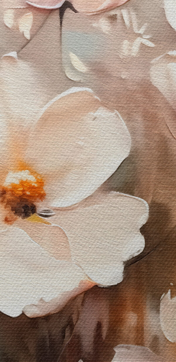Pictura de flori pe un perete Pictura de flori pe un perete