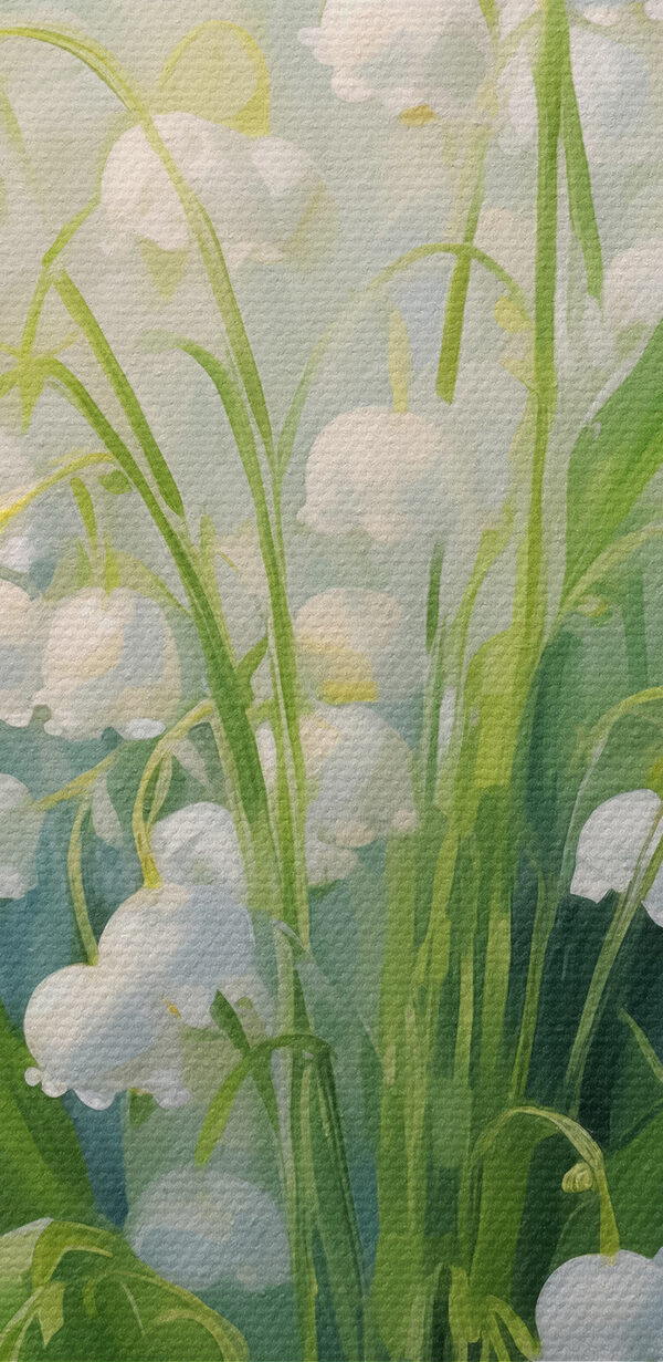 Pictura unui buchet de flori albe Pictura unui buchet de flori albe