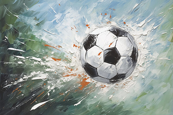 Pictura de o minge de fotbal Pictura de o minge de fotbal