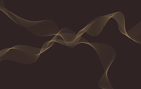 Linii spiralate elegante pe fundal închis. Linii spiralate elegante pe fundal închis.