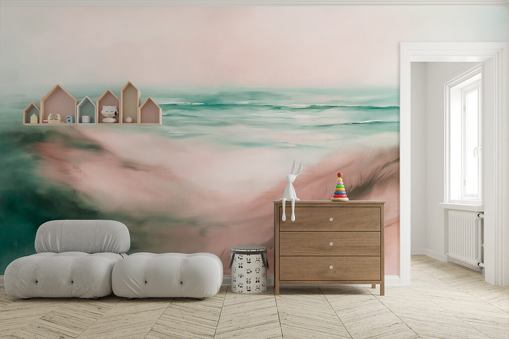 Painting of a beach