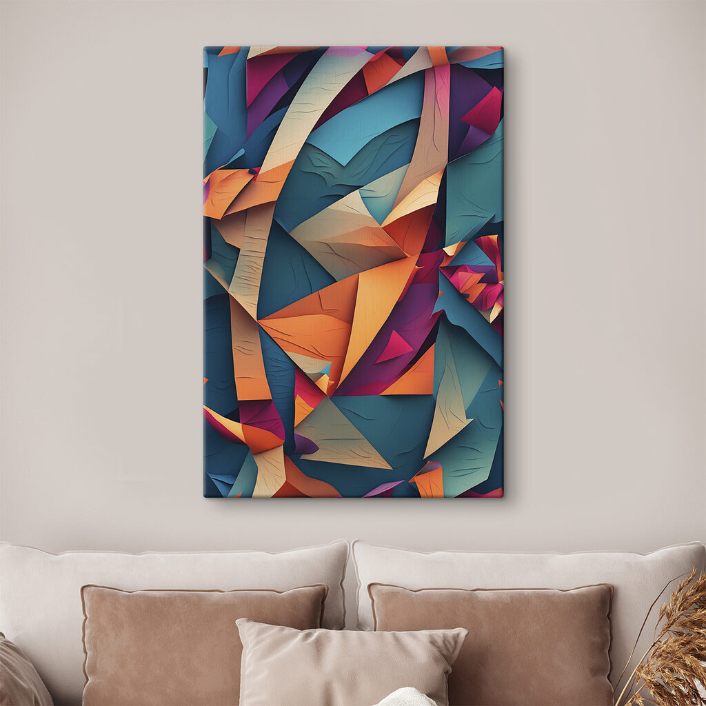 Colorful paper cut out