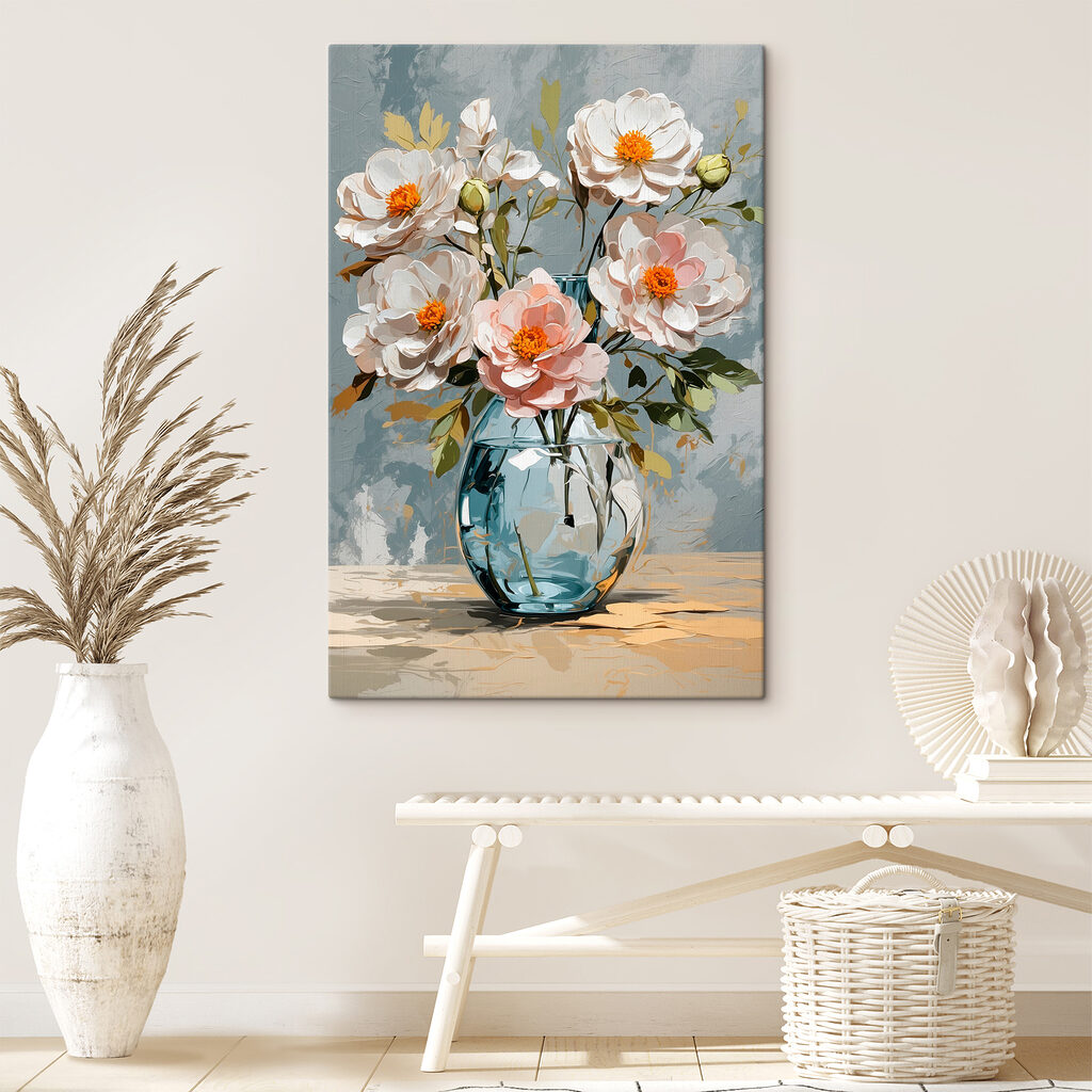 Vase with flowers in it