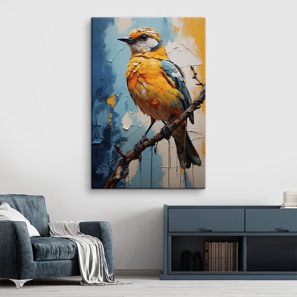Bird sitting on a branch