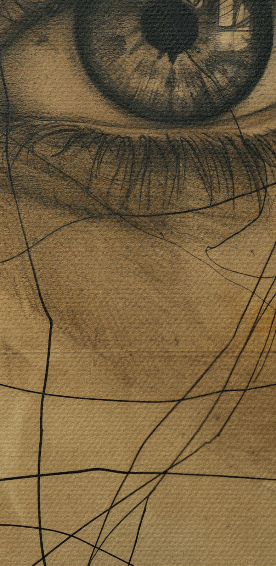 Desenul unui ochi de femeie&#8217