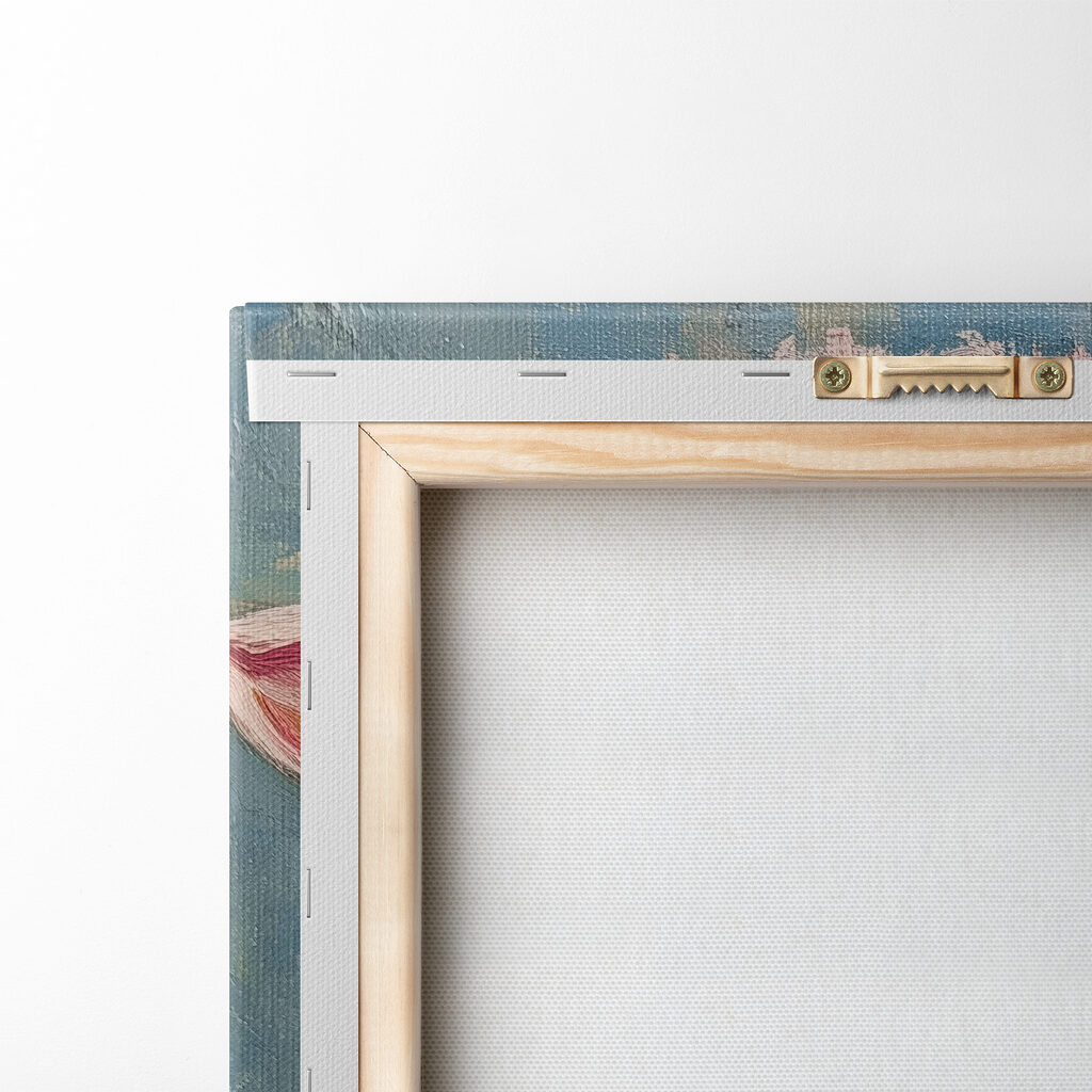 Painting of a pink sheep