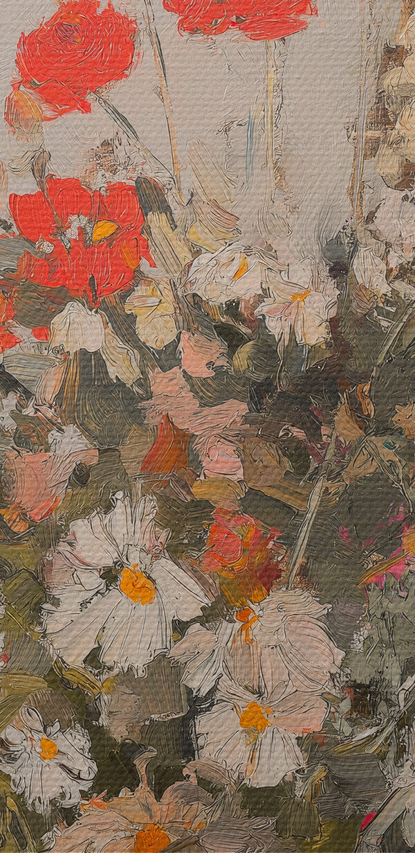 Pictura de flori într-o vază Pictura de flori într-o vază