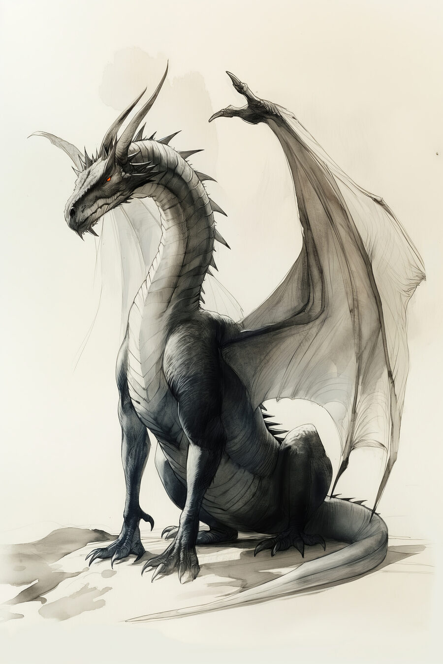 Desenul unui dragon