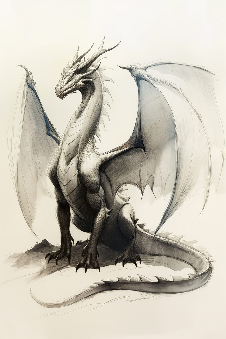 Desenul unui dragon Desenul unui dragon