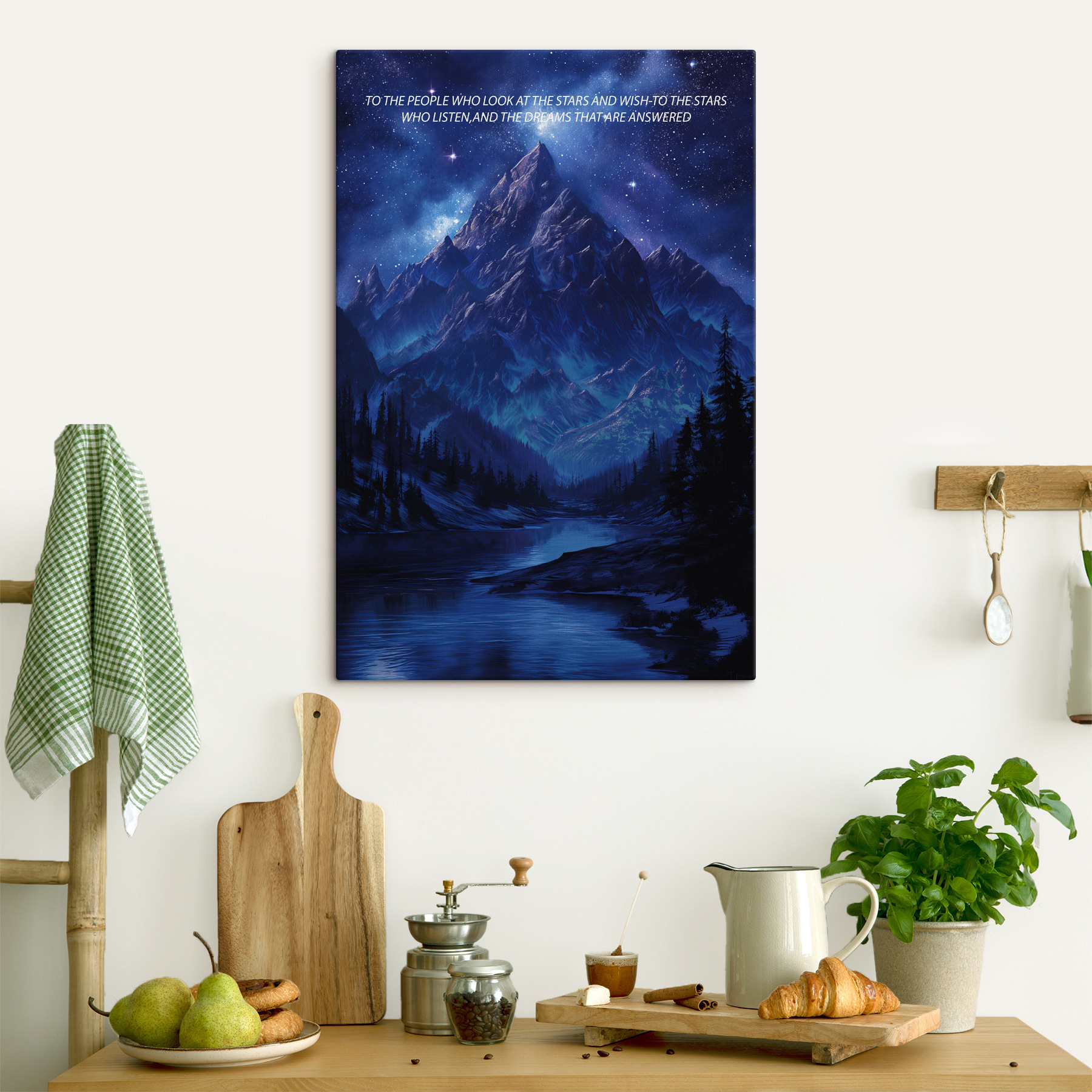 Mountain range with trees and a river Mountain range with trees and a river