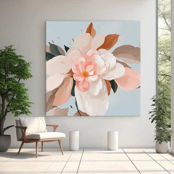 Delicate blooms in soft pastel hues Delicate blooms in soft pastel hues