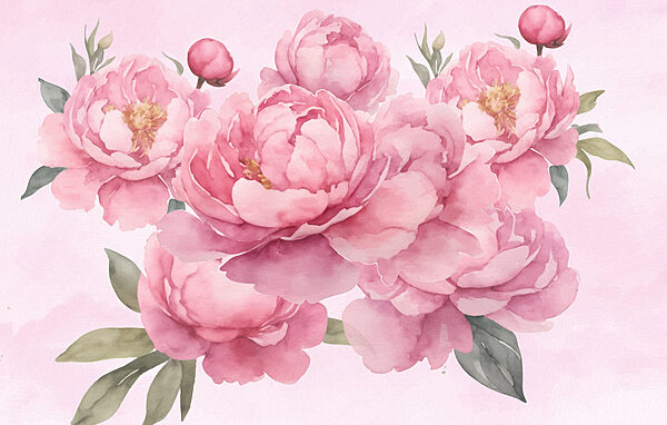 Grup de flori roz Grup de flori roz