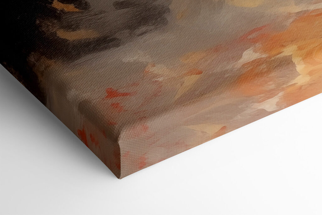 Painting of hands holding a ball of bread