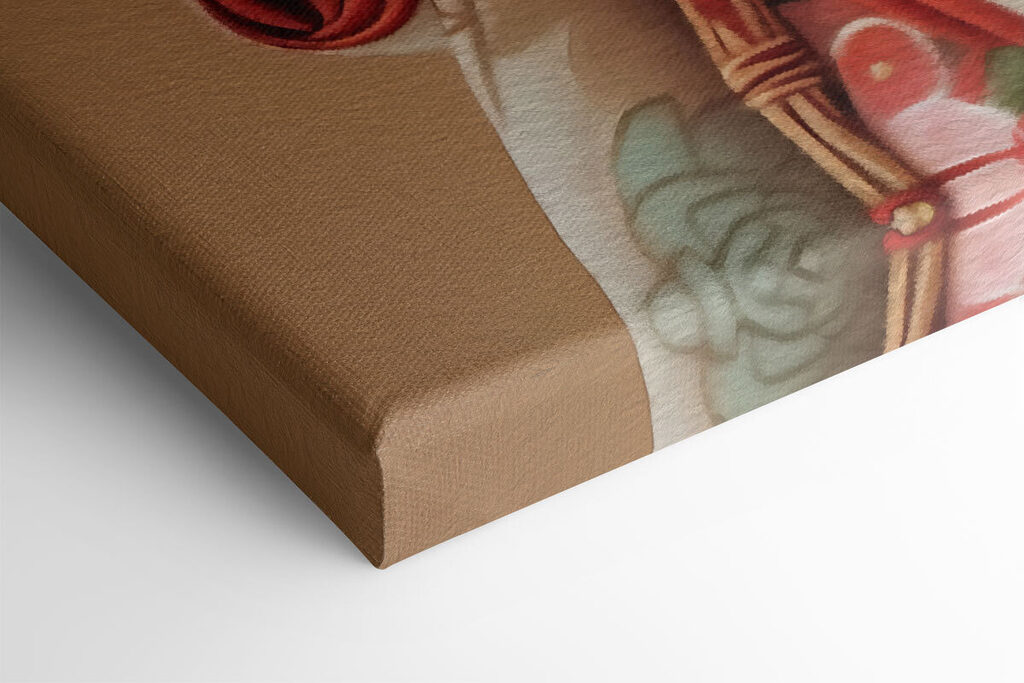 Woman holding flowers in her hair