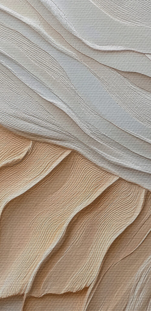 White and brown wavy pattern