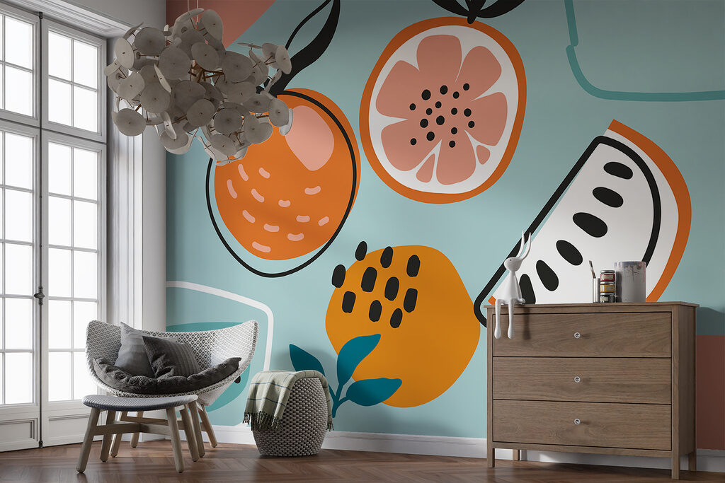 Group of oranges and a glass of water Group of oranges and a glass of water