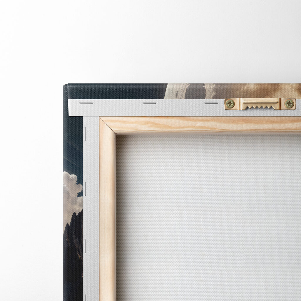 Moon over mountains and clouds Moon over mountains and clouds