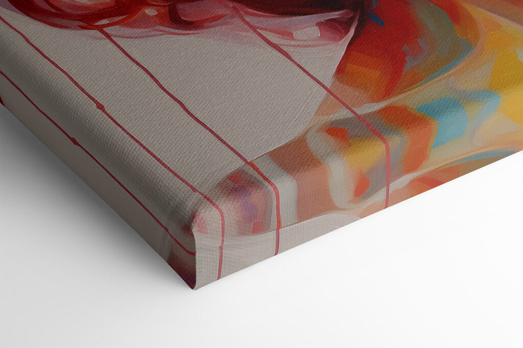 Woman with red hair and a lollipop