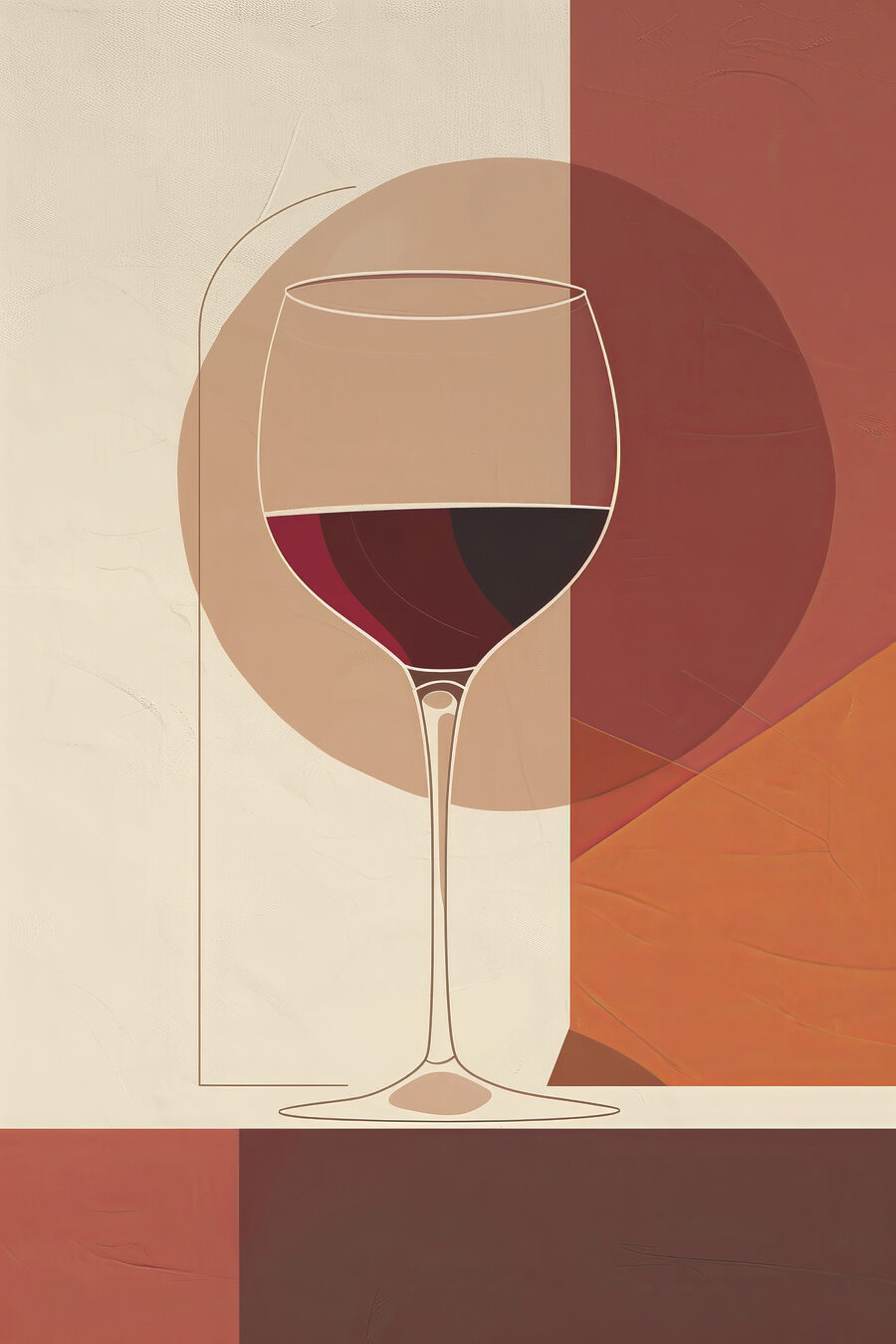 Pahar de vin cu un lichid roșu în el