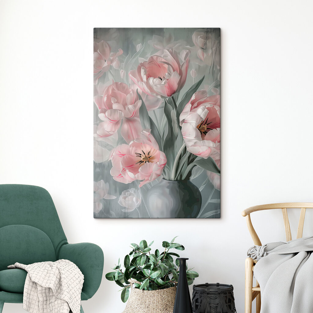 Elegant blooms in soft pastel hues