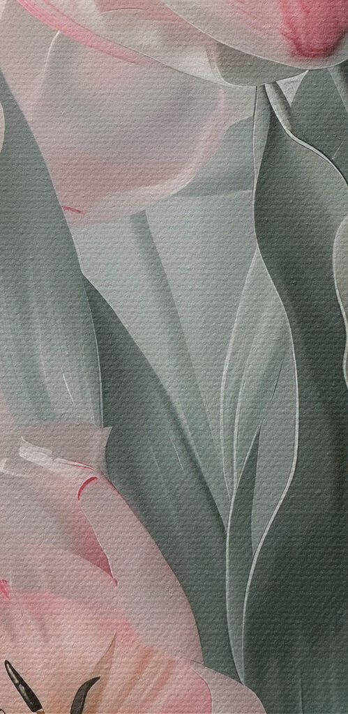 Elegant blooms in soft pastel hues