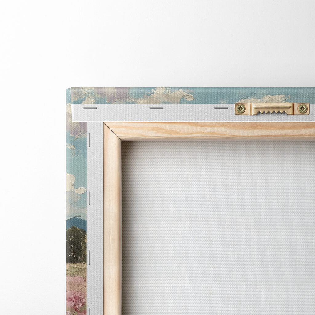 Field of pink flowers