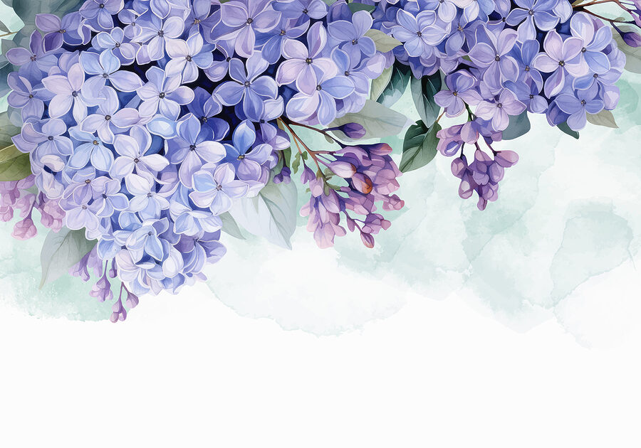 Buchet de flori mov