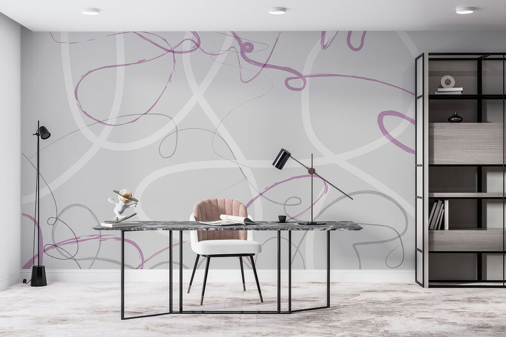 Purple and grey swirls Purple and grey swirls