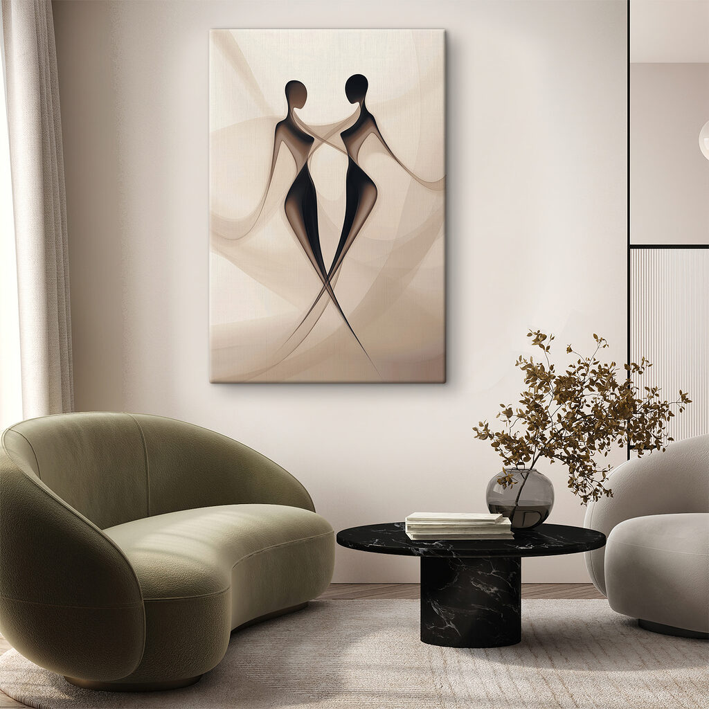 Couple of women in black and white