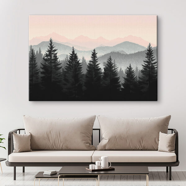 Group of trees in a forest