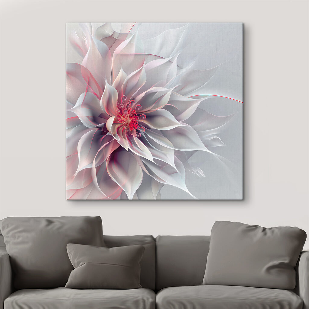 White and pink flower White and pink flower