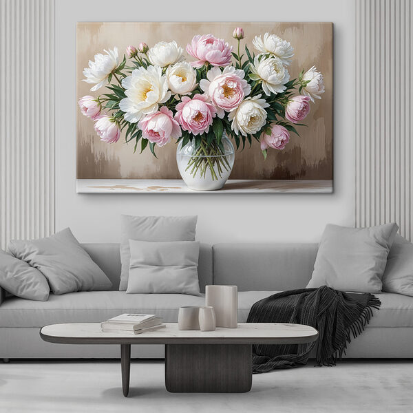 Vază de flori pe o masă s40398pig106m 600x600 - Vază de flori pe o masă