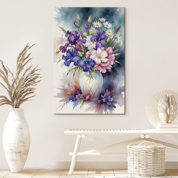 Pictura de flori într-o vază Pictura de flori într-o vază