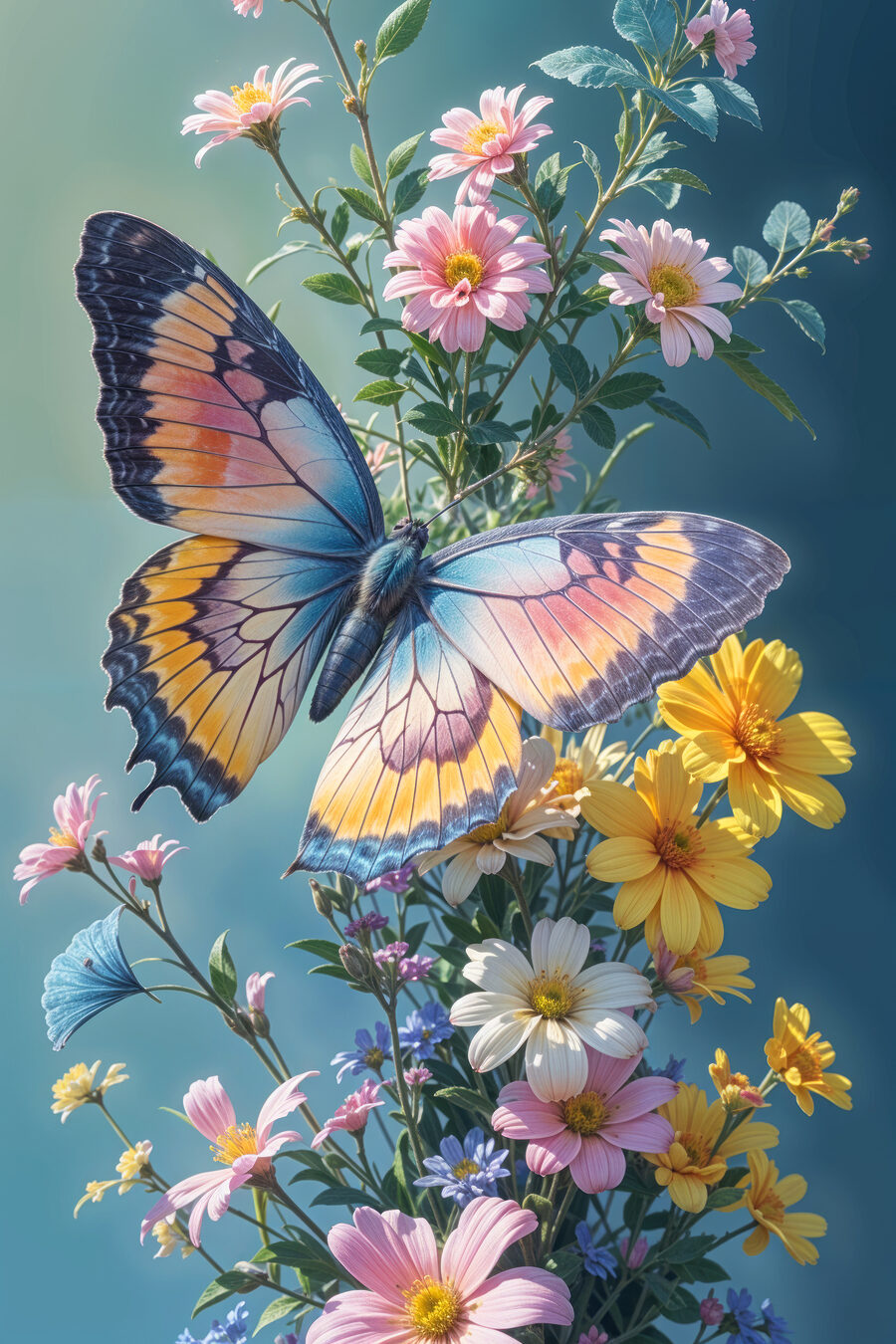 Fluture pe o floare Fluture pe o floare