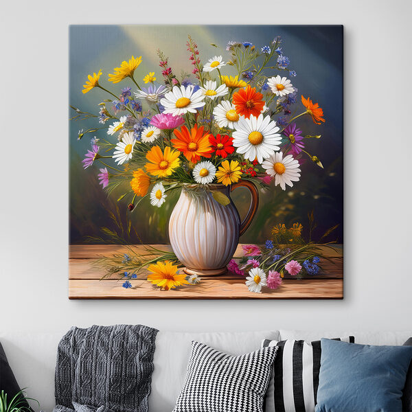 Pictura unui vas de flori Pictura unui vas de flori