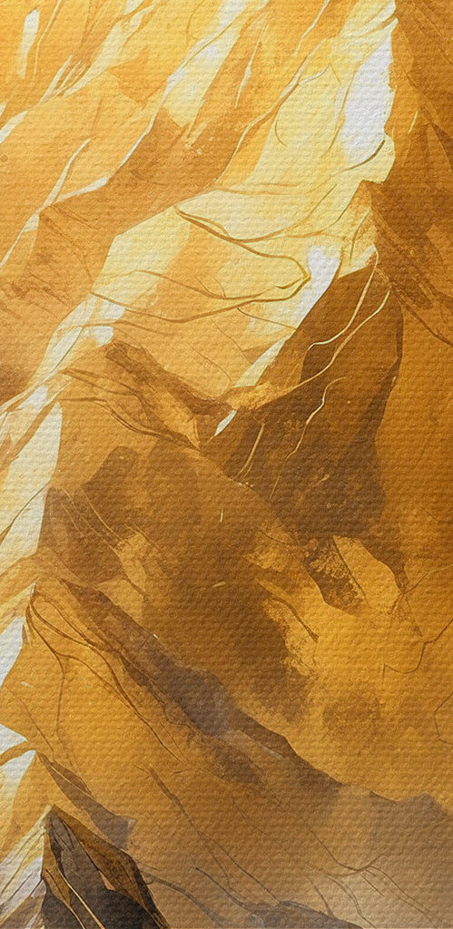 Mountain with clouds in the sky Mountain with clouds in the sky