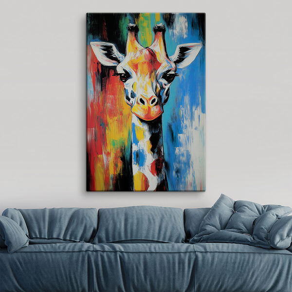 Pictura unei girafe Pictura unei girafe